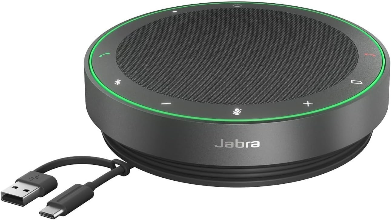 Jabra Speak2 75 Speakerphone Microphone Speaker Dark Gray USB ‎2775-109 NEW