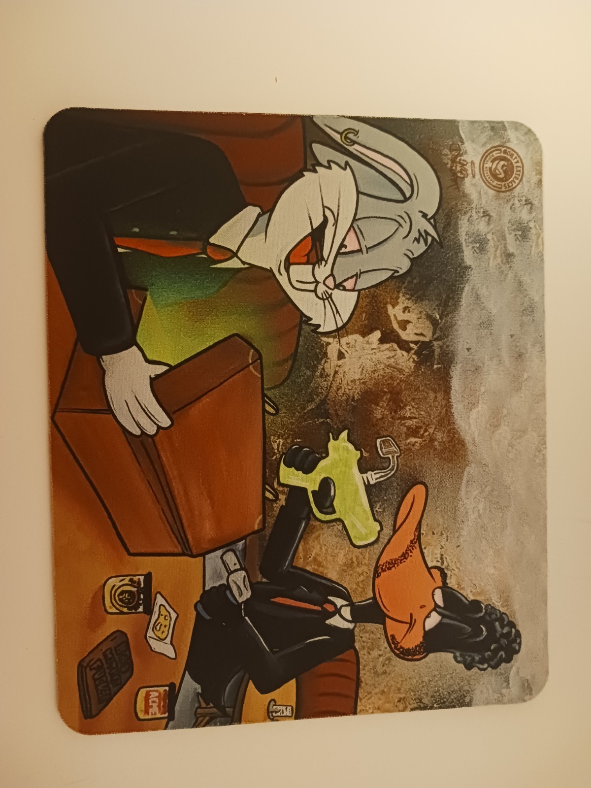 BUGS BUNNY DAFFY DUCK CUSTOM MOUSE PAD GAMING COMPUTER 
