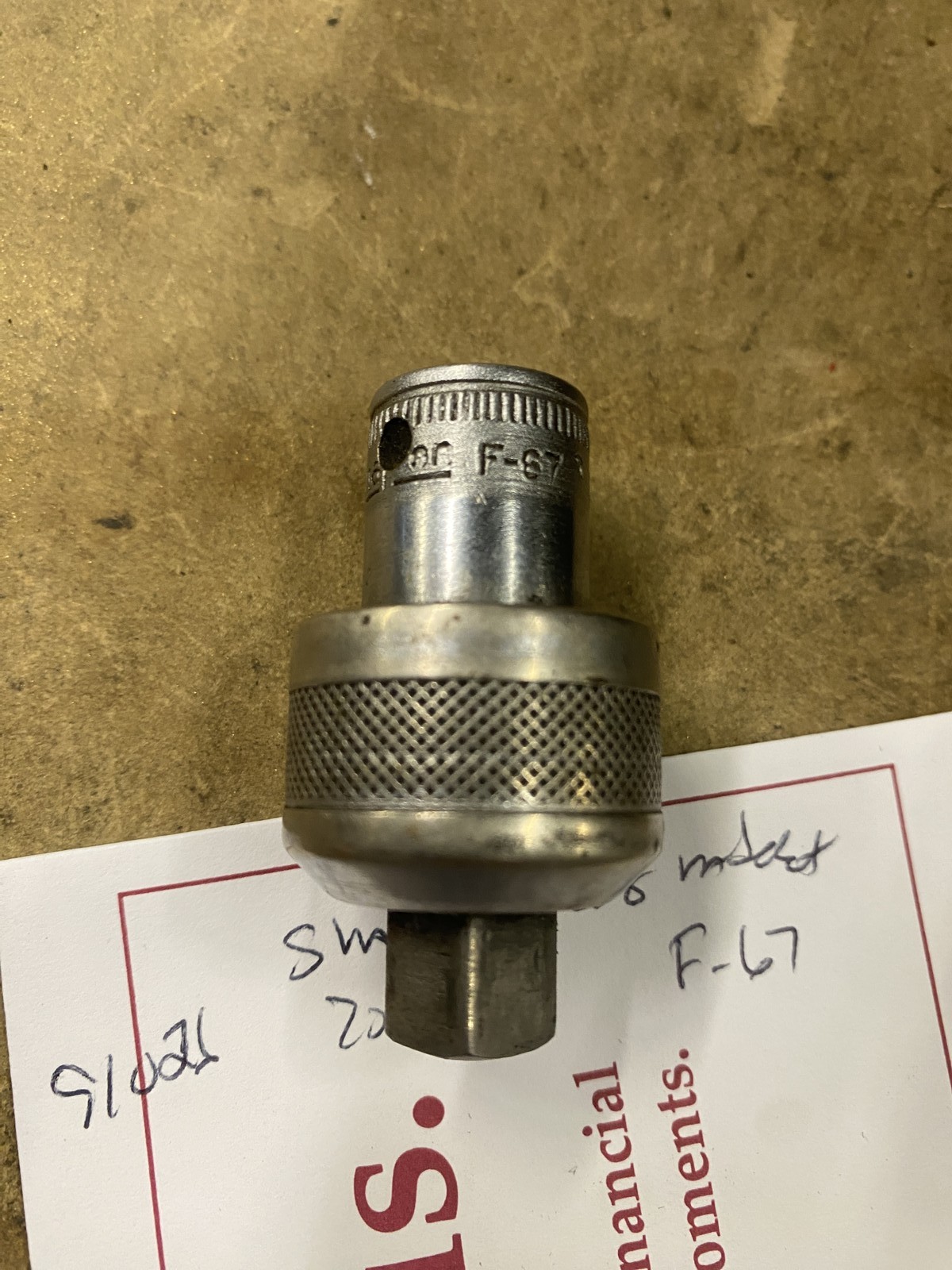Snap-on F-67 3/8" Drive Breaker Bar Ratchet USA Tools Mechanic