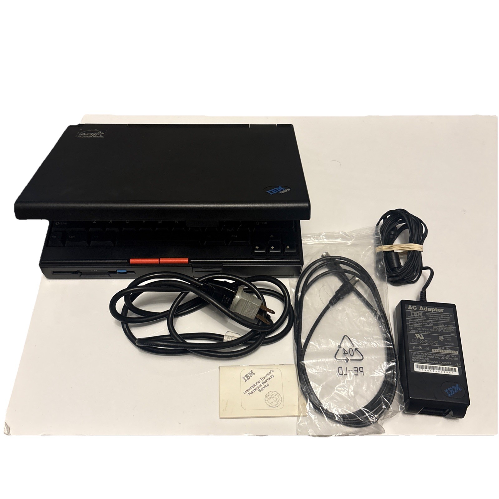 Vintage IBM ThinkPad 340 Model 2610-black Computer Tested Working Made In Japan