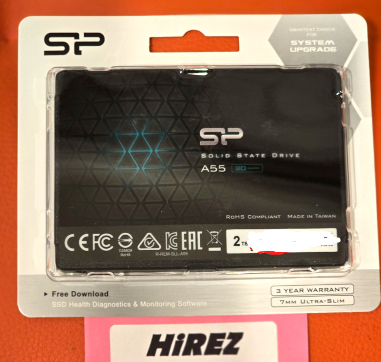 New Sealed Silicon Power 2TB SSD A55 3D NAND Performance Boost SATA III 2.5"
