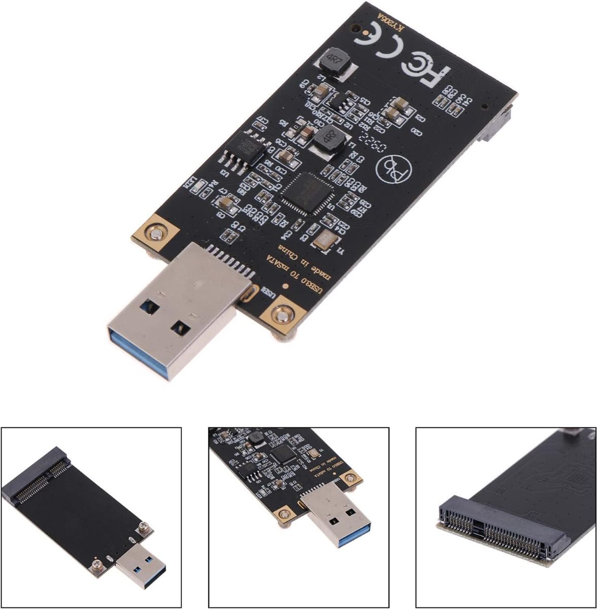 USB 3.0 To MSATA Converter ASM1153E Chipset Solid State Drive Mobile Hard Drive