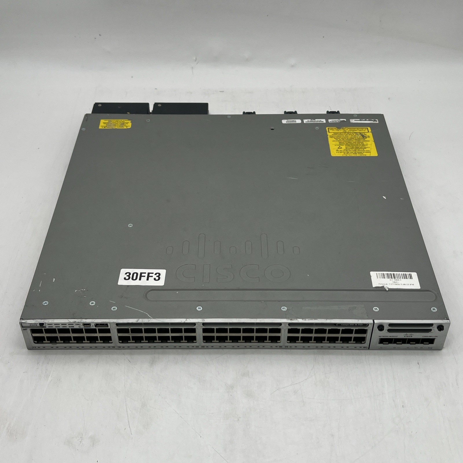 Cisco Catalyst 3850 48-Port PoE+ Network Switch C3850-NM-2-10G