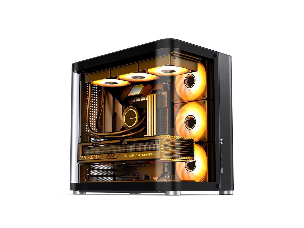 Jonsbo TK-2 ITX / M-ATX / ATX Dual-Chamber Gaming Computer Case, Support 280/360