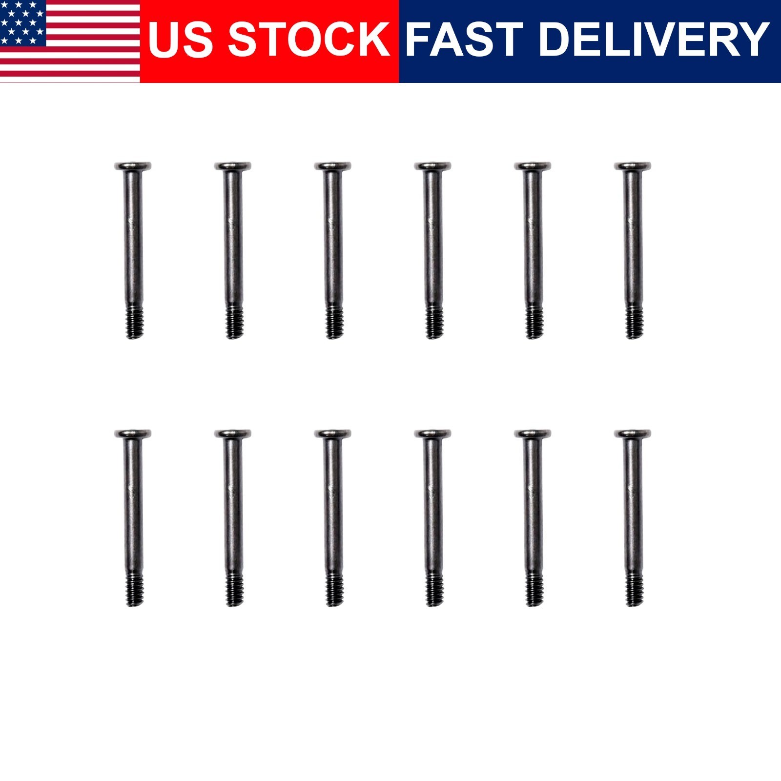 Long Mounting Screw Set 33.8mm 12 Pack Push Pull Rad Fan Combo Radiator Metal Ac