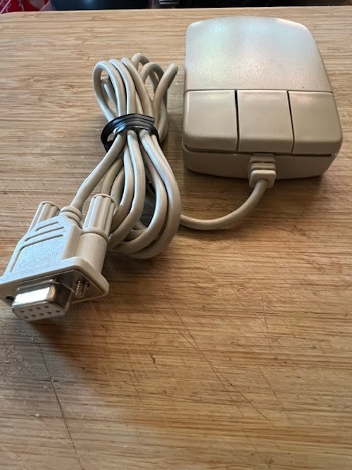 Vintage Generic Serial & PS/2 "Mouse" Model 200, 3-Button