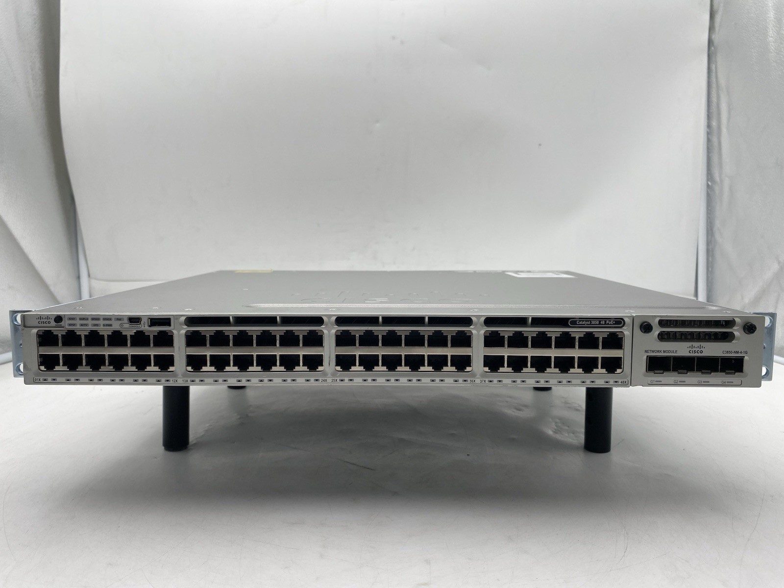 Cisco Catalyst WS-C3850-48P-S 48 Port Gigabit Network Switch