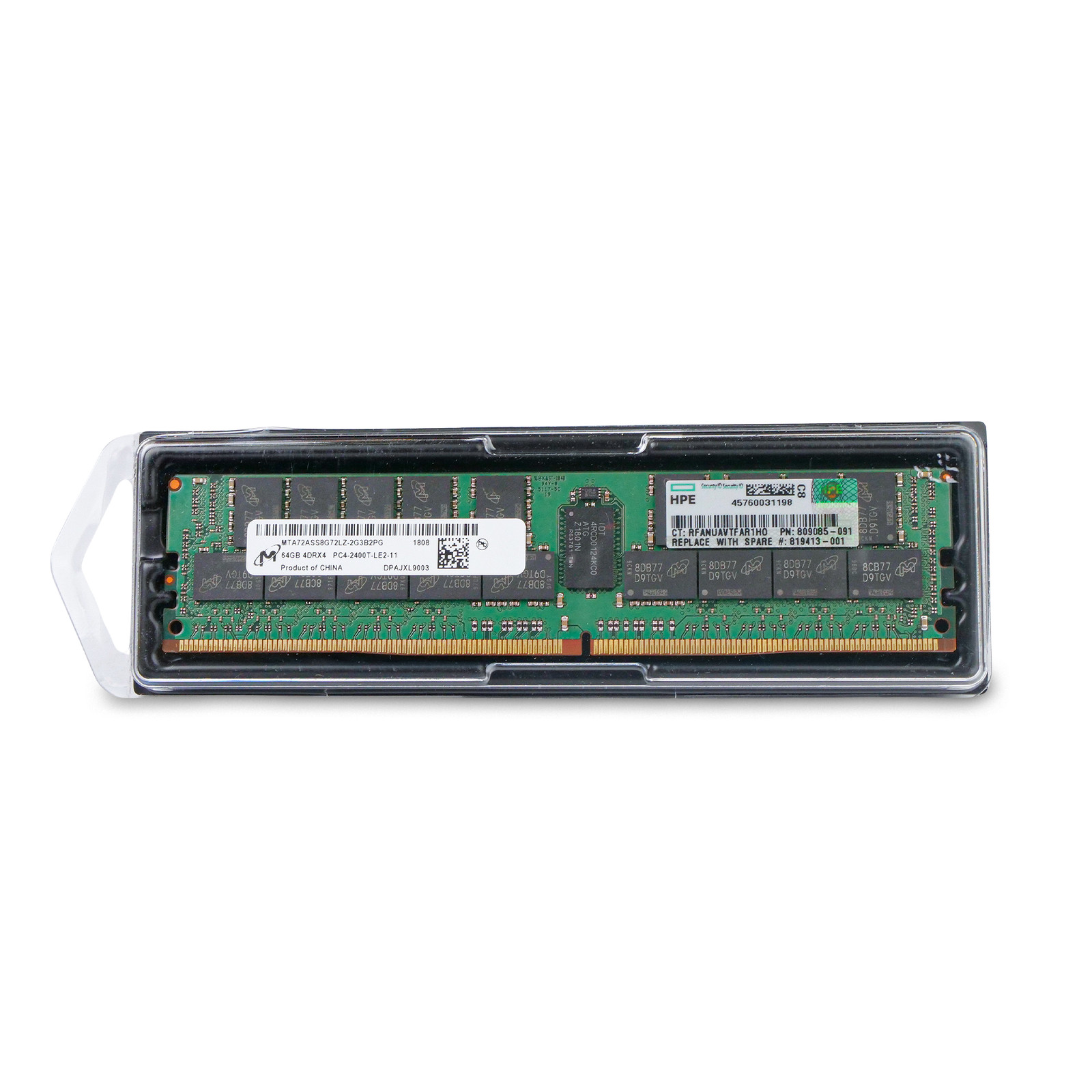 Micron 64GB DDR4 2400MHz MTA72ASS8G72LZ-2G3B2PG 4Rx4 LRDIMM ECC Server RAM