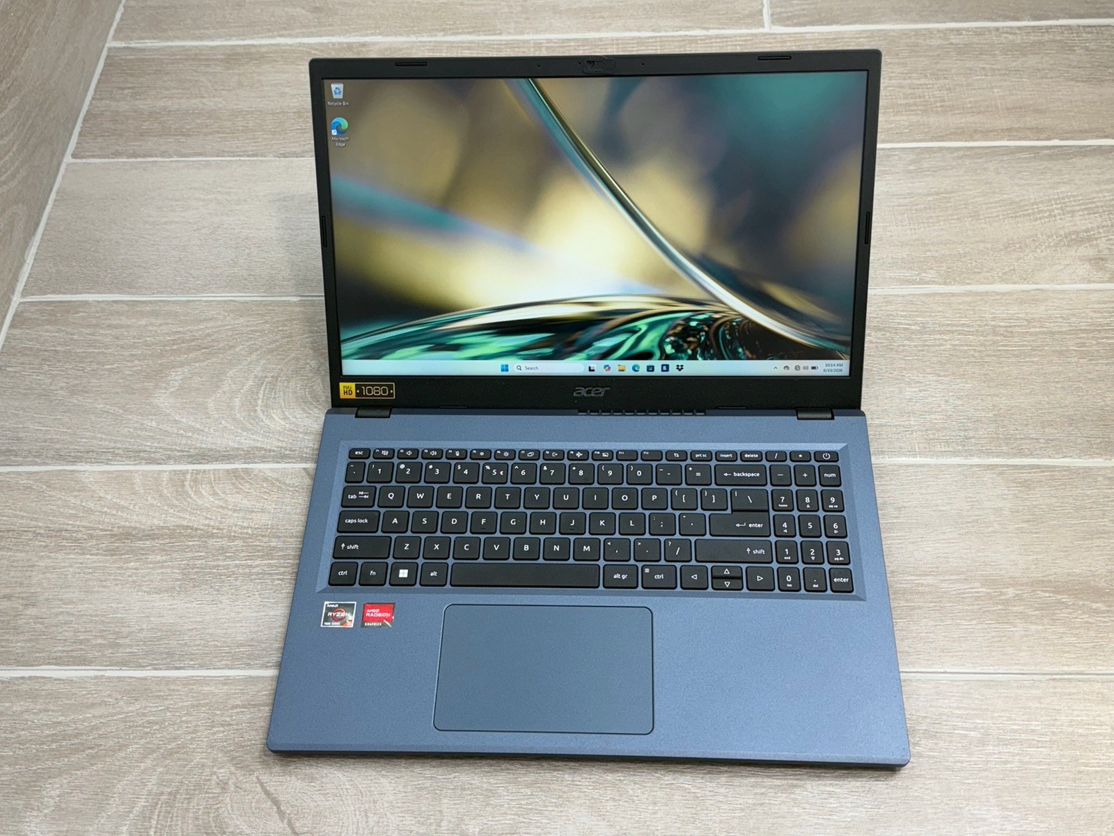 ACER Aspire 3 15 15.6" Touch Laptop Ryzen 5 7520U 8GB RAM 256GB NVMe Win-11