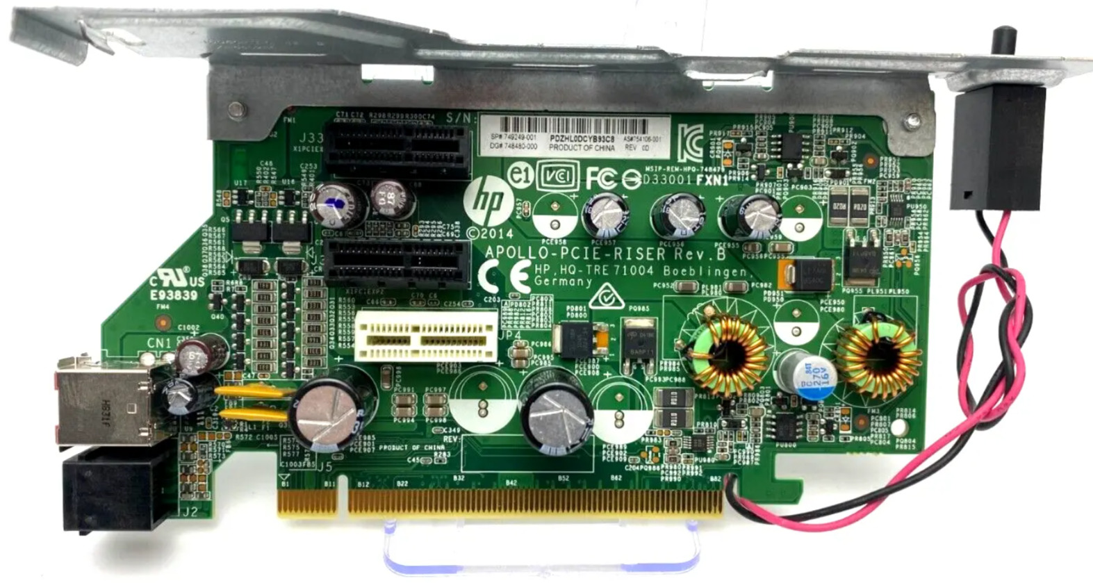 HP RP5 Retail System Model 5810 SFF RPOS14 PCI-E Riser Card - 749249-001