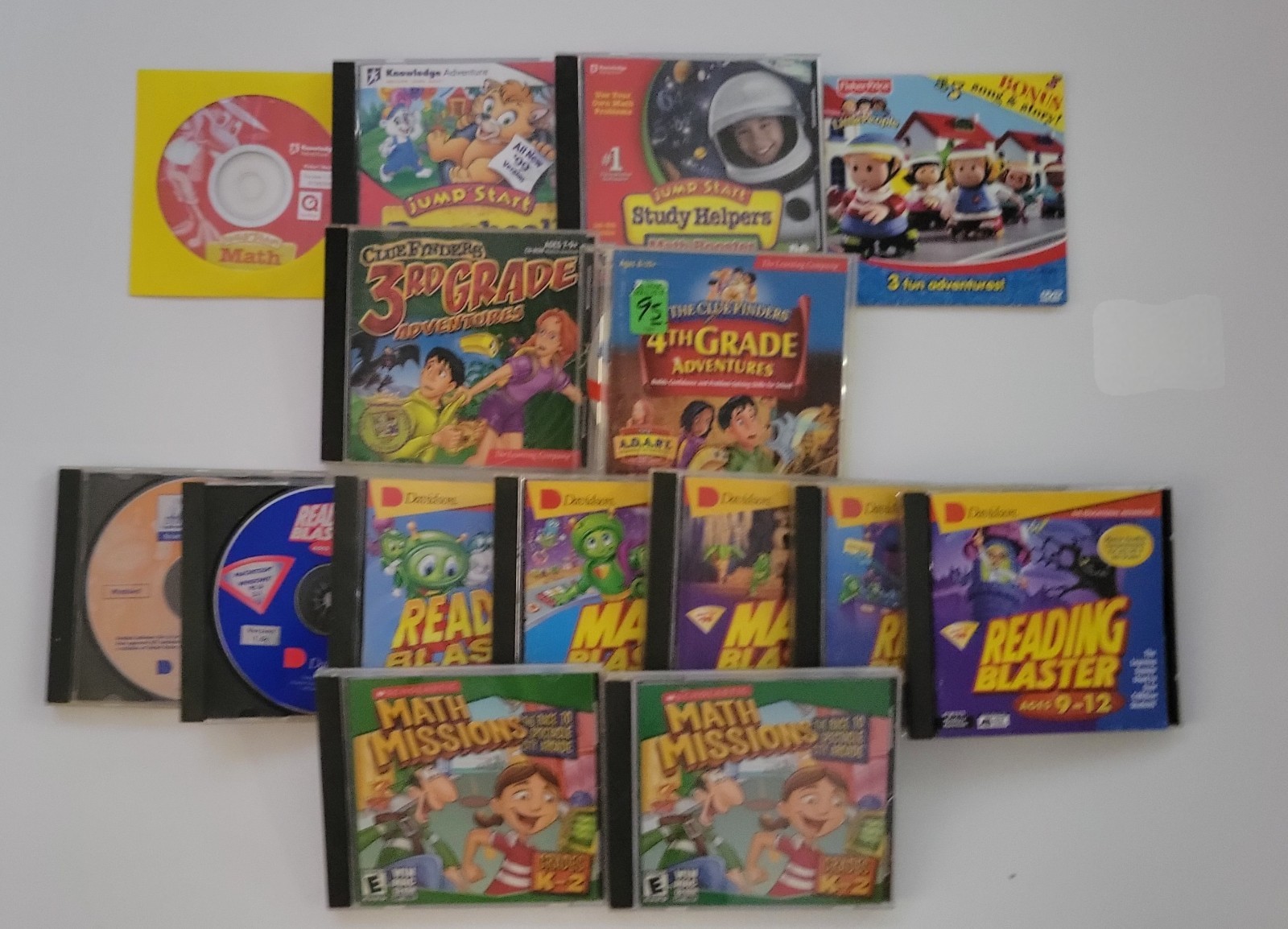 EARLY LEARNING PC GAMES FOR KIDS MIX  AGES  LOT OF 15 GAMES CD-ROM, THE LEARNING