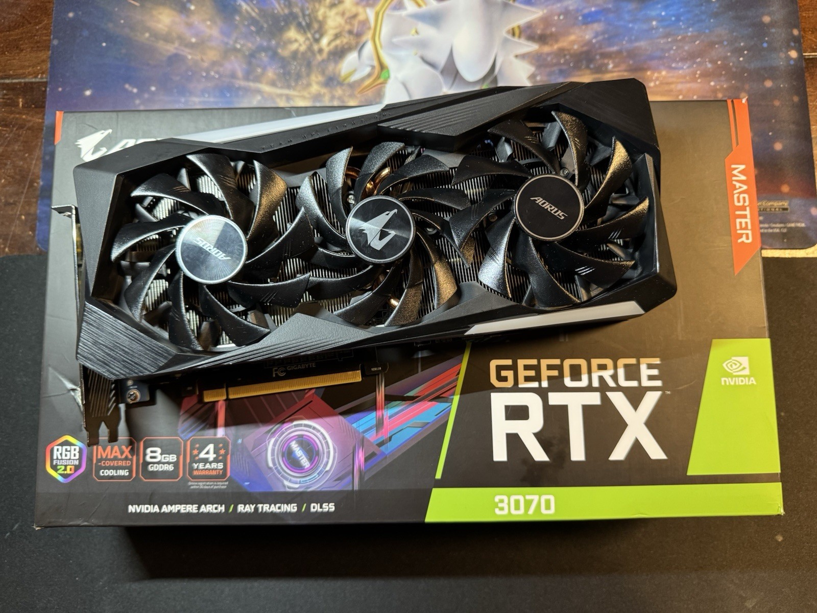Gigabyte AORUS GeForce RTX 3070 MASTER 8GB Graphics Card - Very Good - Tested