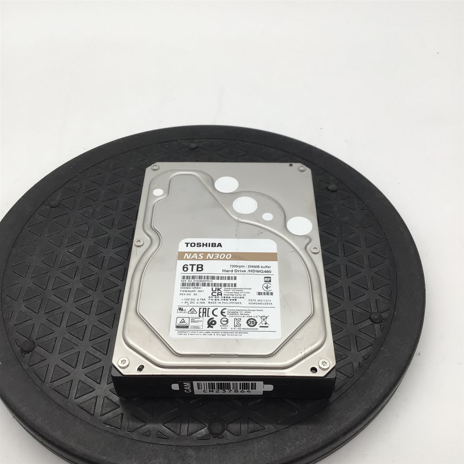 Toshiba HDEMX11ZNA31 NAS N300 6TB 7200 RPM SATA Hard Drive