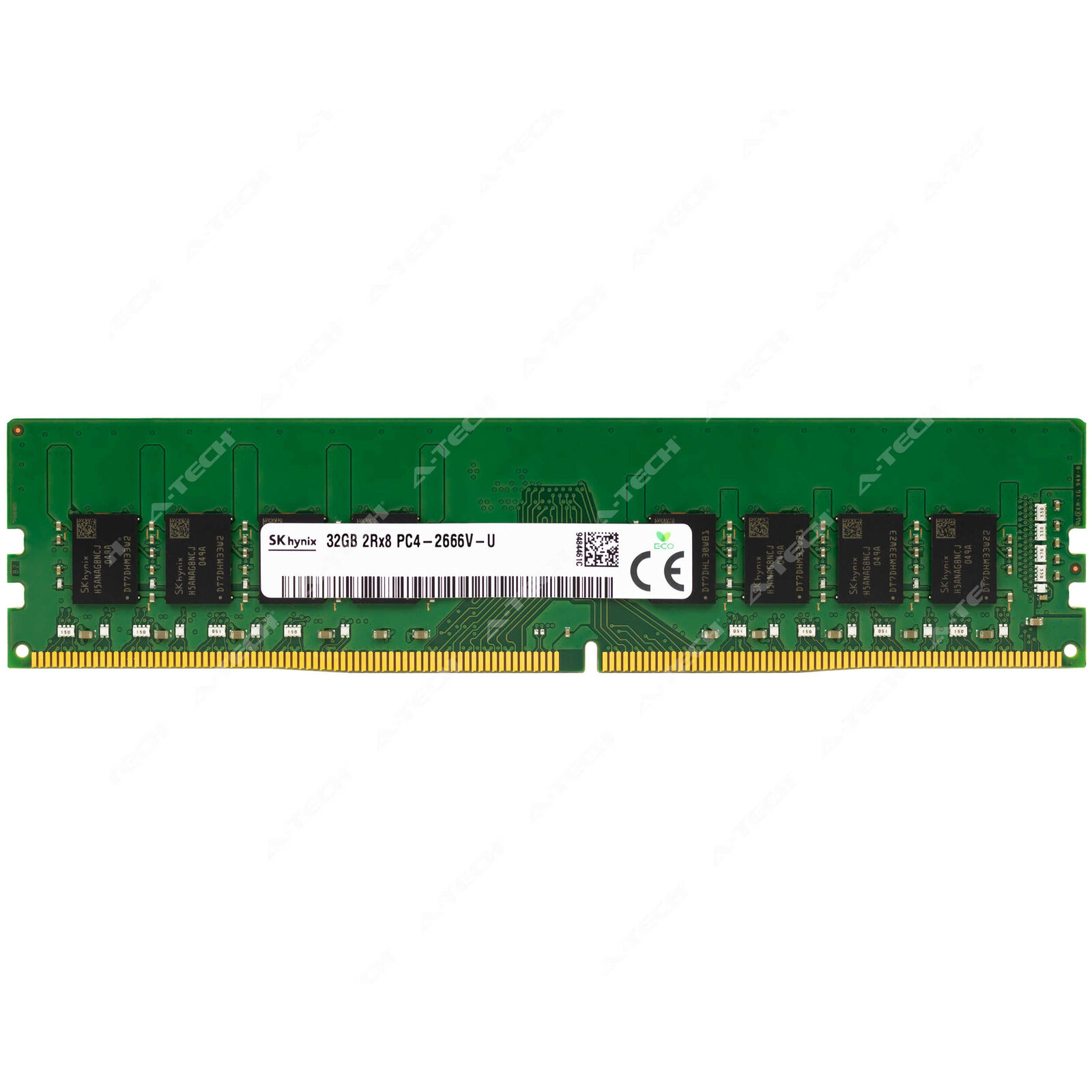 Hynix 32GB 2Rx8 PC4-2666V-U DIMM DDR4-21300 Non-ECC 288-Pin Desktop Memory RAM