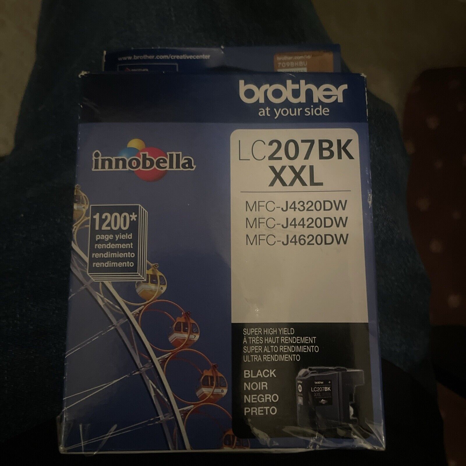 Brother LC207BK XXL Ink Cartridge Black Genuine J4320DW -J4420DW -J4620DW