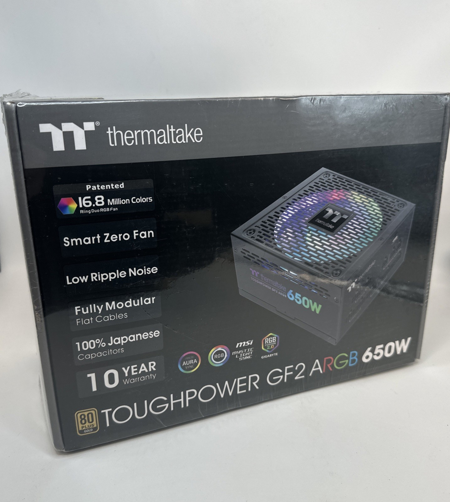 Thermaltake Toughpower GF2 ARGB 650W 80+ Gold Power Supply *NEW SEALED*