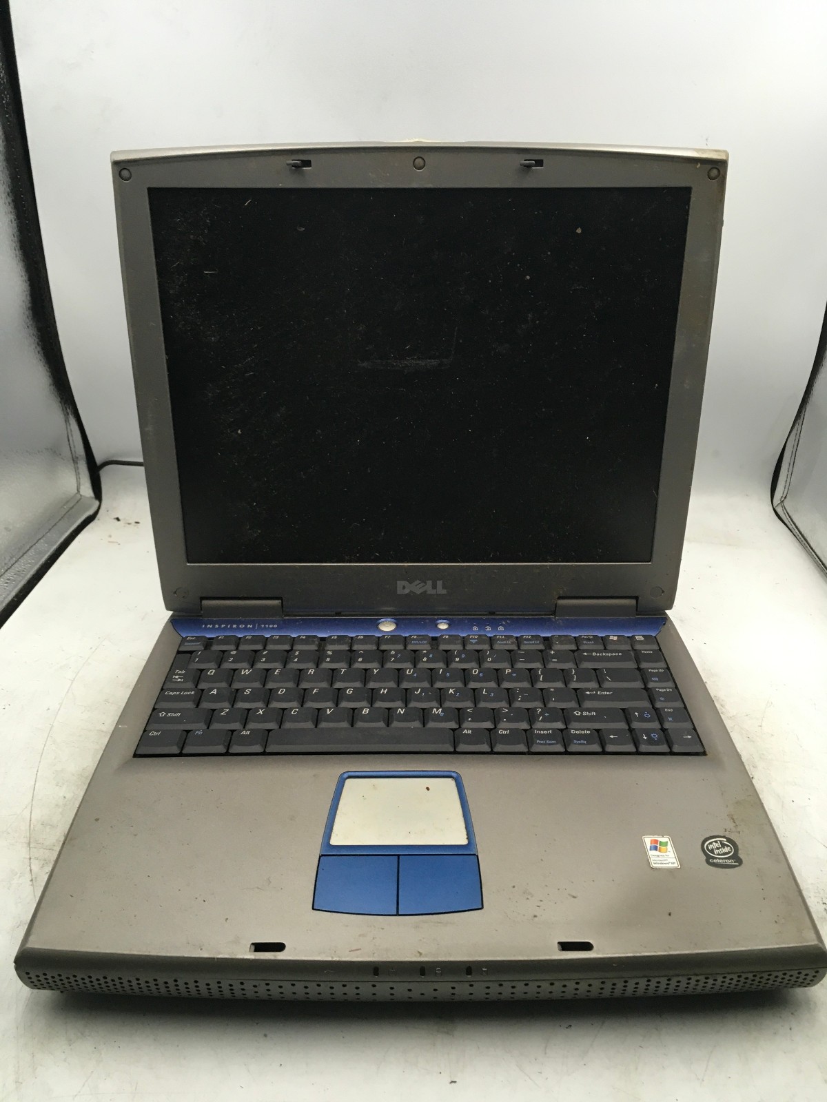 DELL INSPIRON 1100 - FOR PARTS/NO POWER - INTEL CELERON M - 256MB RAM - READ -BB