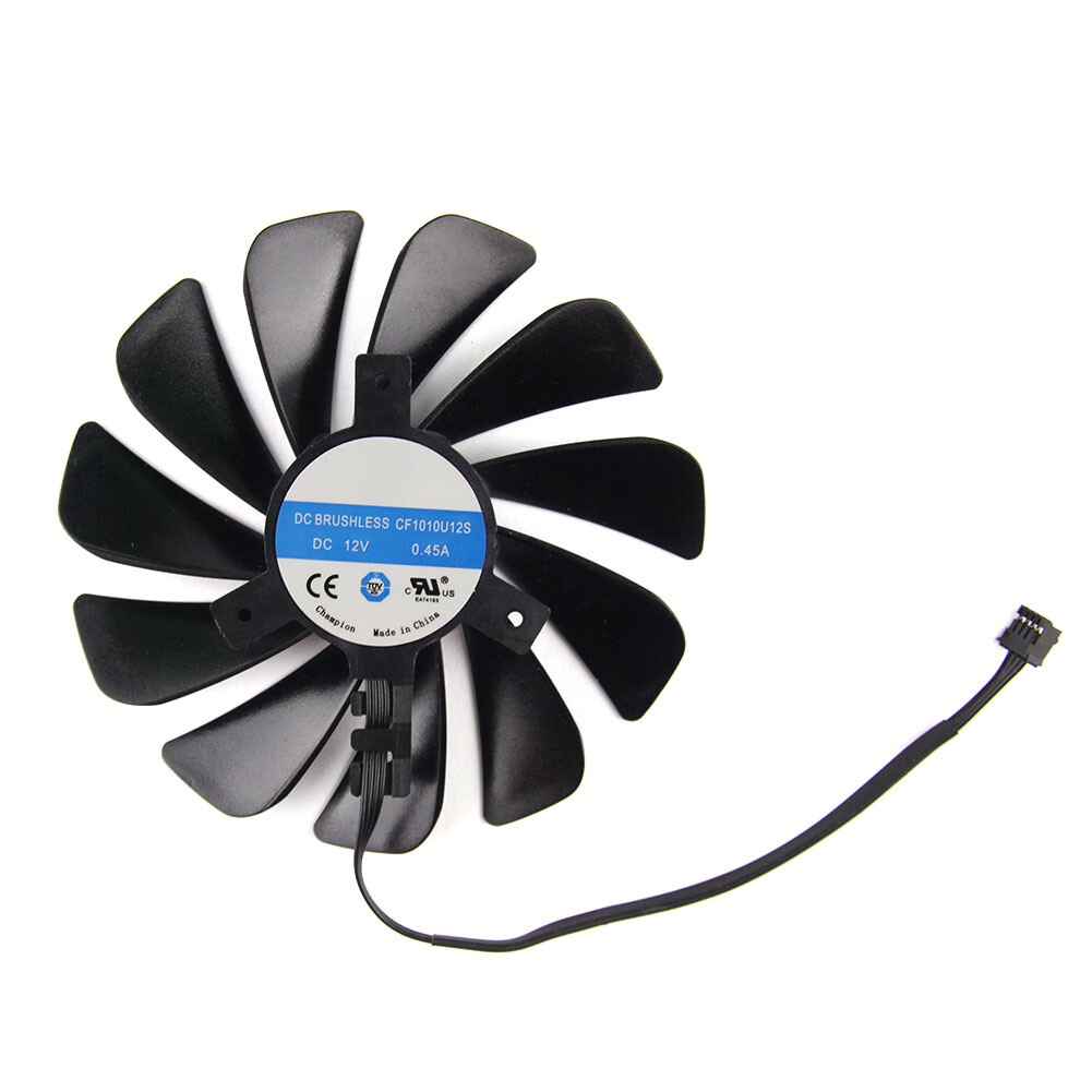 For ASROCK Radeon RX 5500 XT 8GB Challenger ITX Graphics Card Cooling Fan 4pin