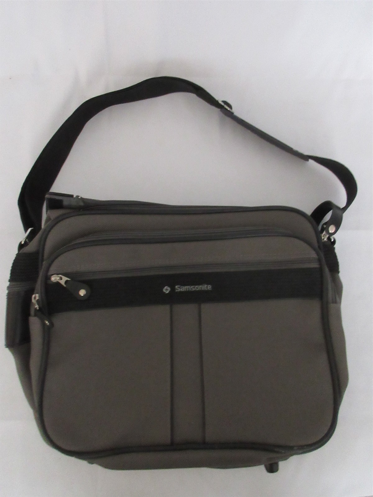 Samsonite Silhouette 4 Gray Travel Bag With Shoulder Strap 1987