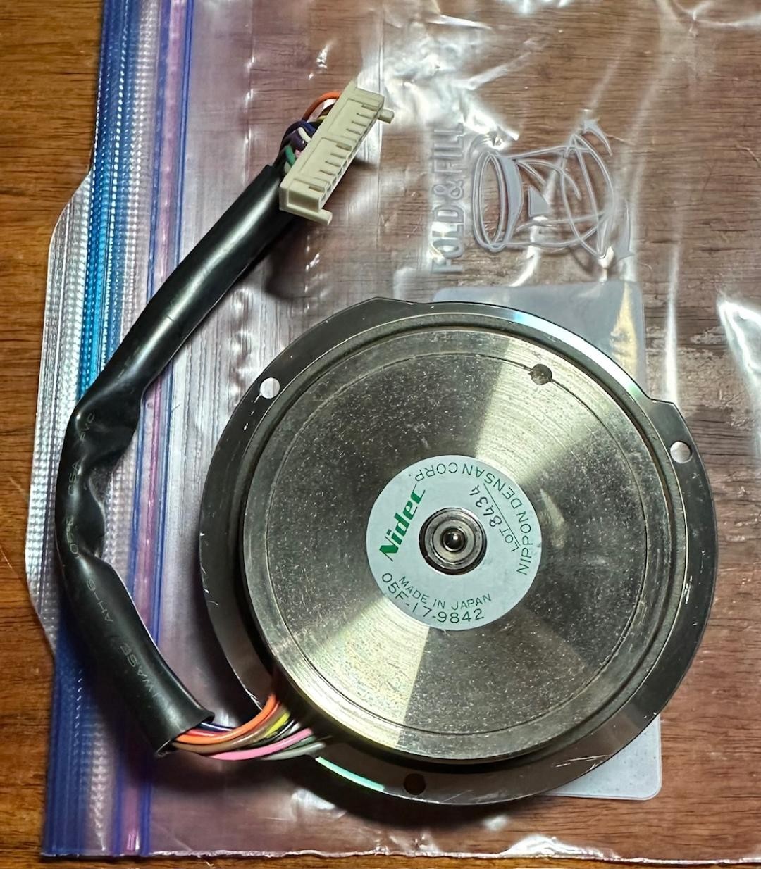 Nidec Japan 05F-17-9842 Stepper Motor (OEM) IBM PC XT Hard Drive - Working