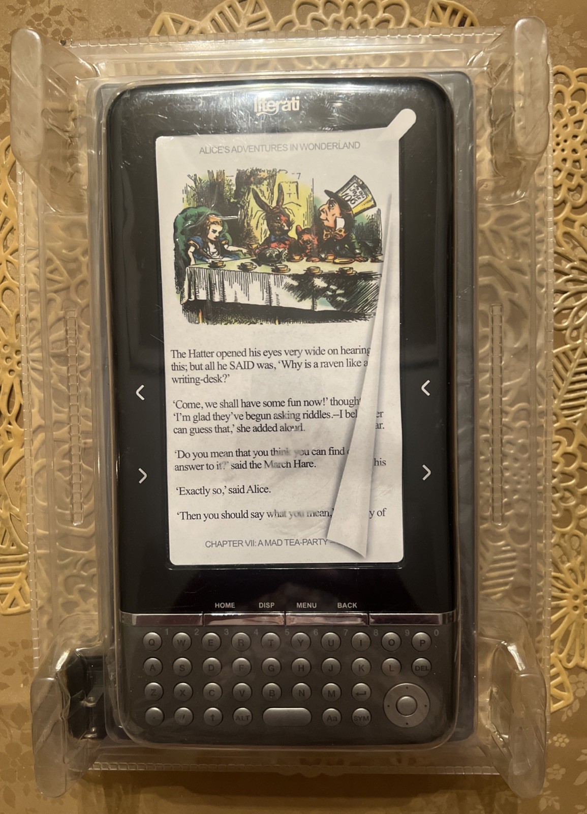 NEW Sharper Image Literati Wireless Reader 7” Color eReader Kobo WiFi Sealed