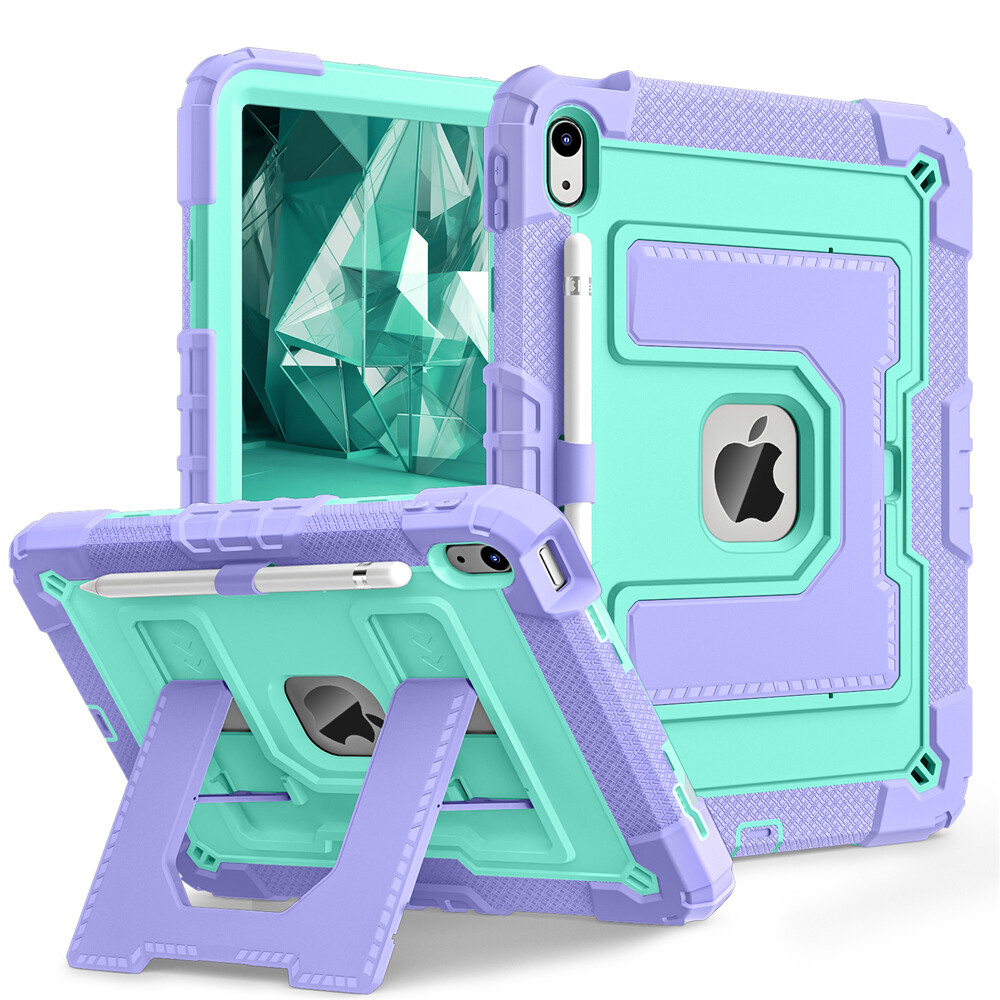 Kids Shockproof Case Fr iPad A16 11th/10th Gen (11"/10.9") with Stand+
