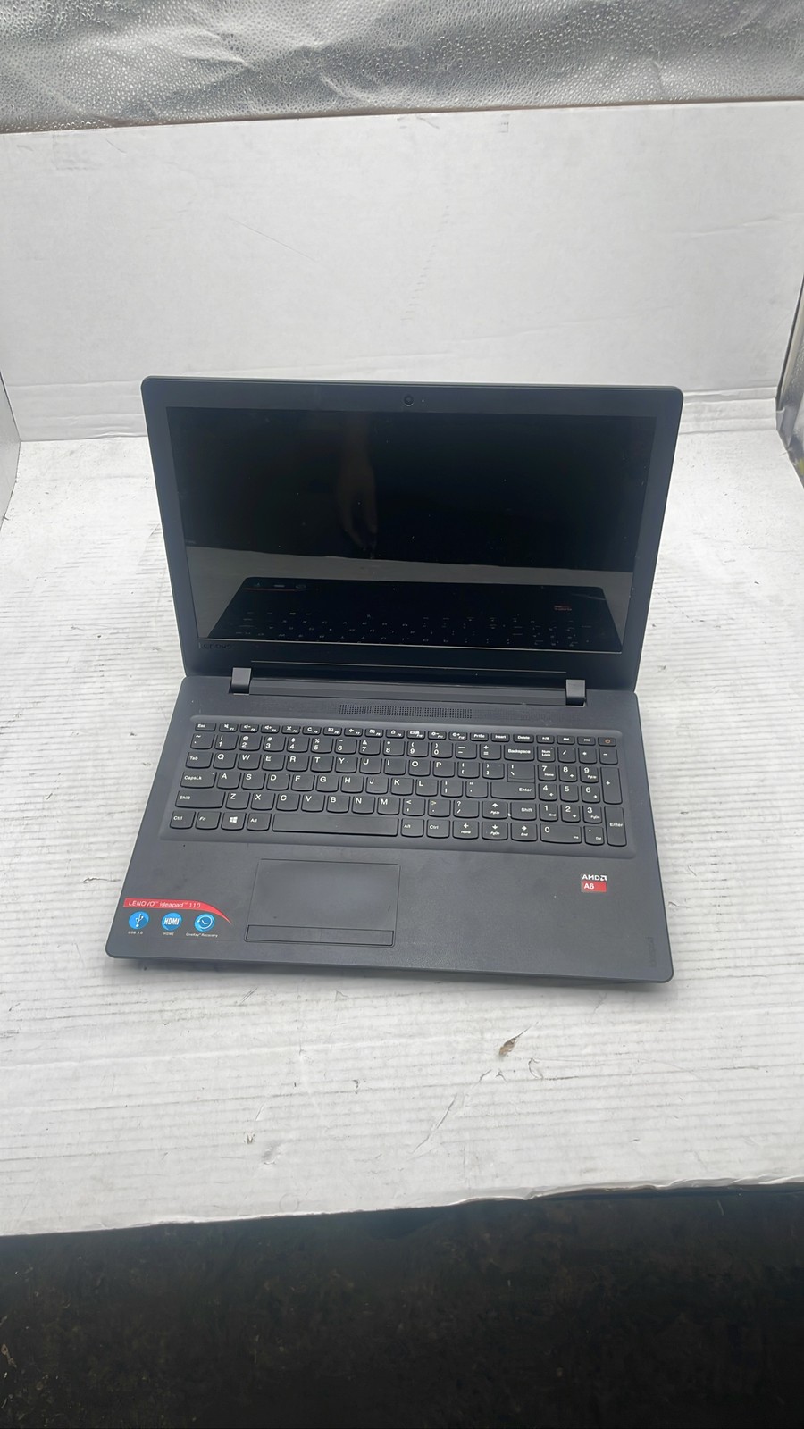 Lenovo IdeaPad 110-15ACL 80TJ AMD A6 6th Gen 15.6" Laptop Black