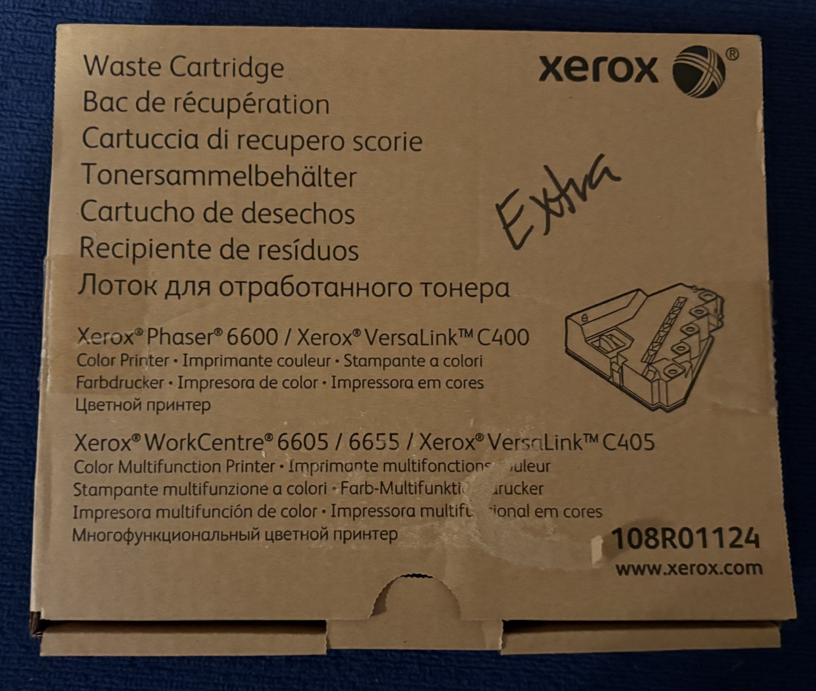 Xerox 108R01124 Waste Cartridge for Phaser 6600 WorkCentre 6605/6655 C400/C405