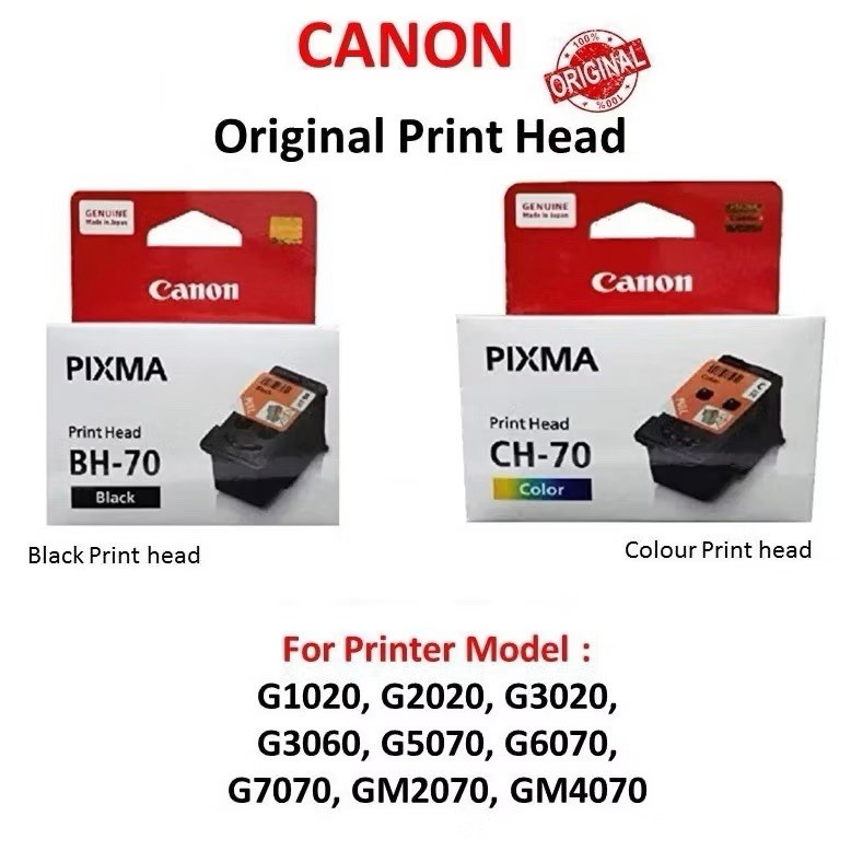 FAST SHIPING(DHL) --- combo 2 item New Canon Printer Print head Black and color
