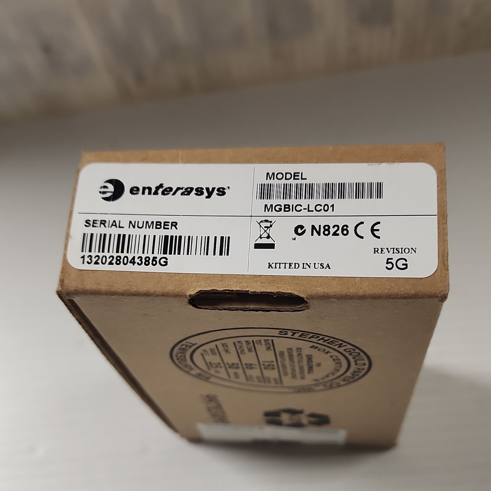 Enterasys MGBIC-LC01 SX IIA Series Network Switch Module Revision 5G Lot of 2
