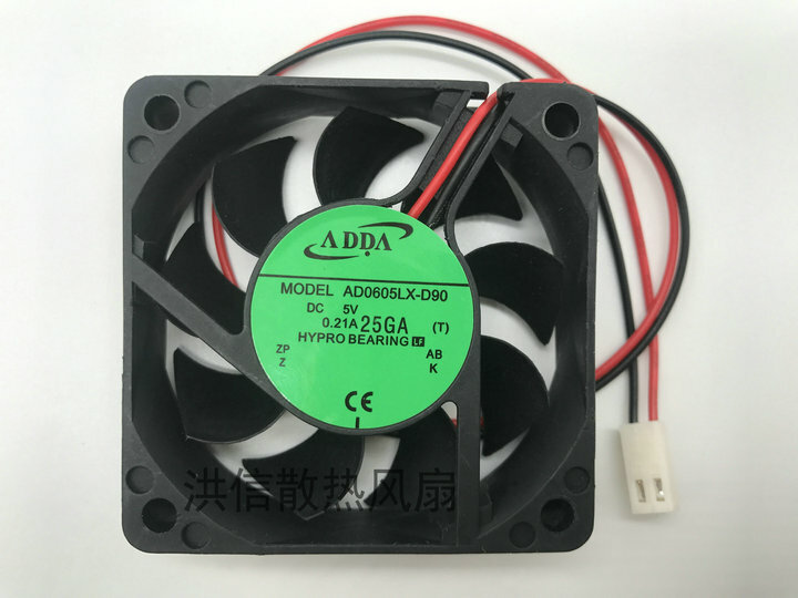 ADDA AD0605LX-D90 5V 0.21A 6CM Dahua hard disk video recorder cooling fan