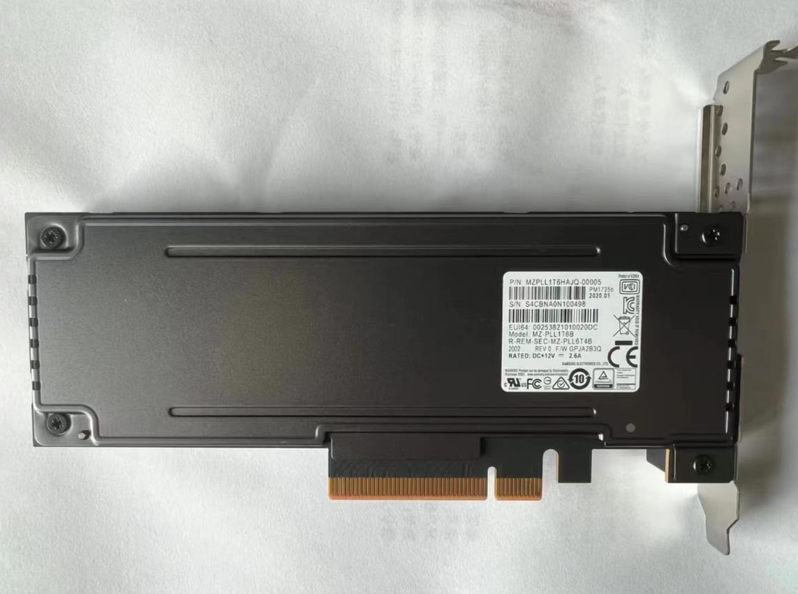 SAMSUNG PM1725B 1.6TB NVME SSD PCIE 3.0 HHHL AIC MZPLL1T6HAJQ-00005 MZ-PLL1T6B