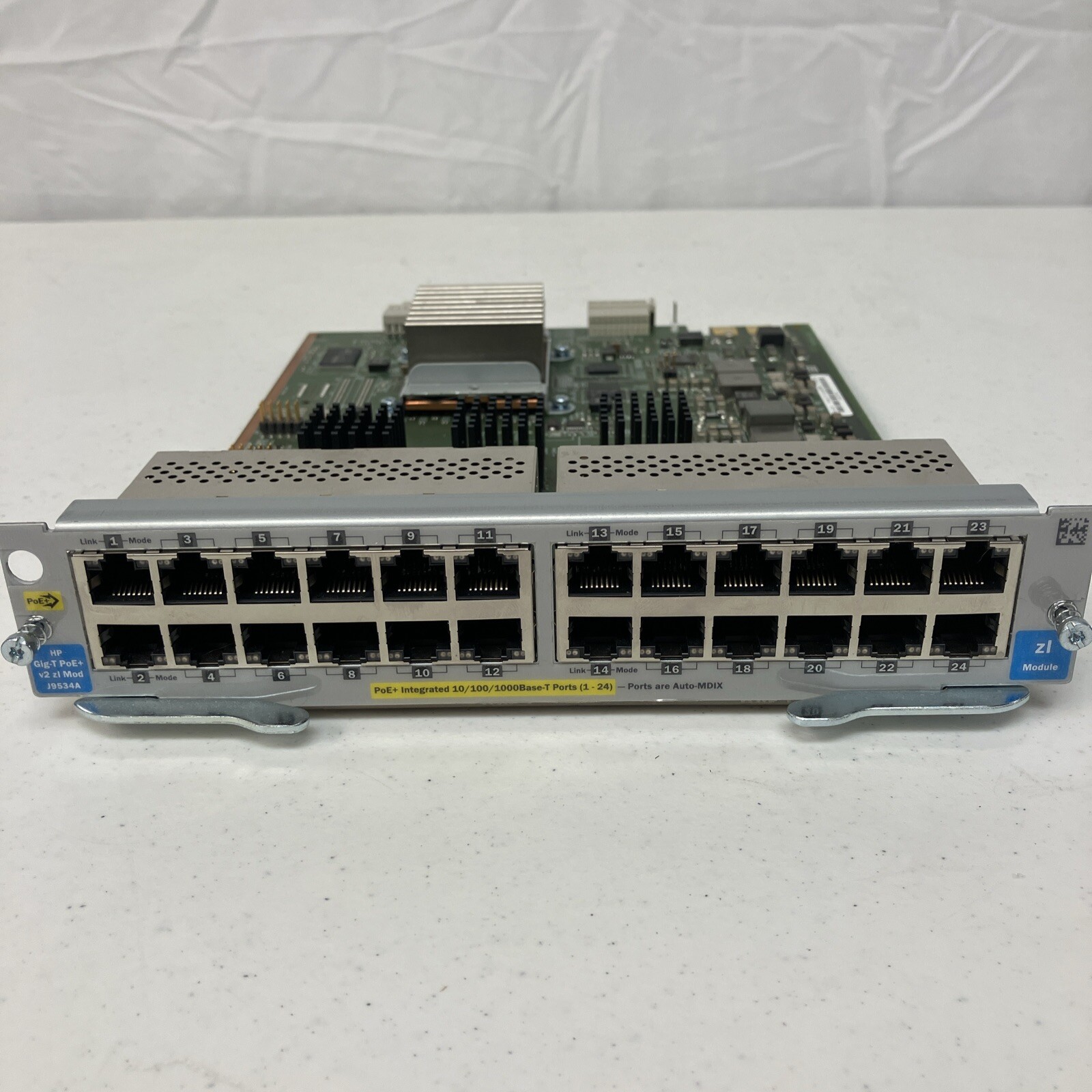 HP ProCurve Gig-T PoE E5406 zl Switch Module J9534A 5064-2002 A-5333-D3 BAD POE