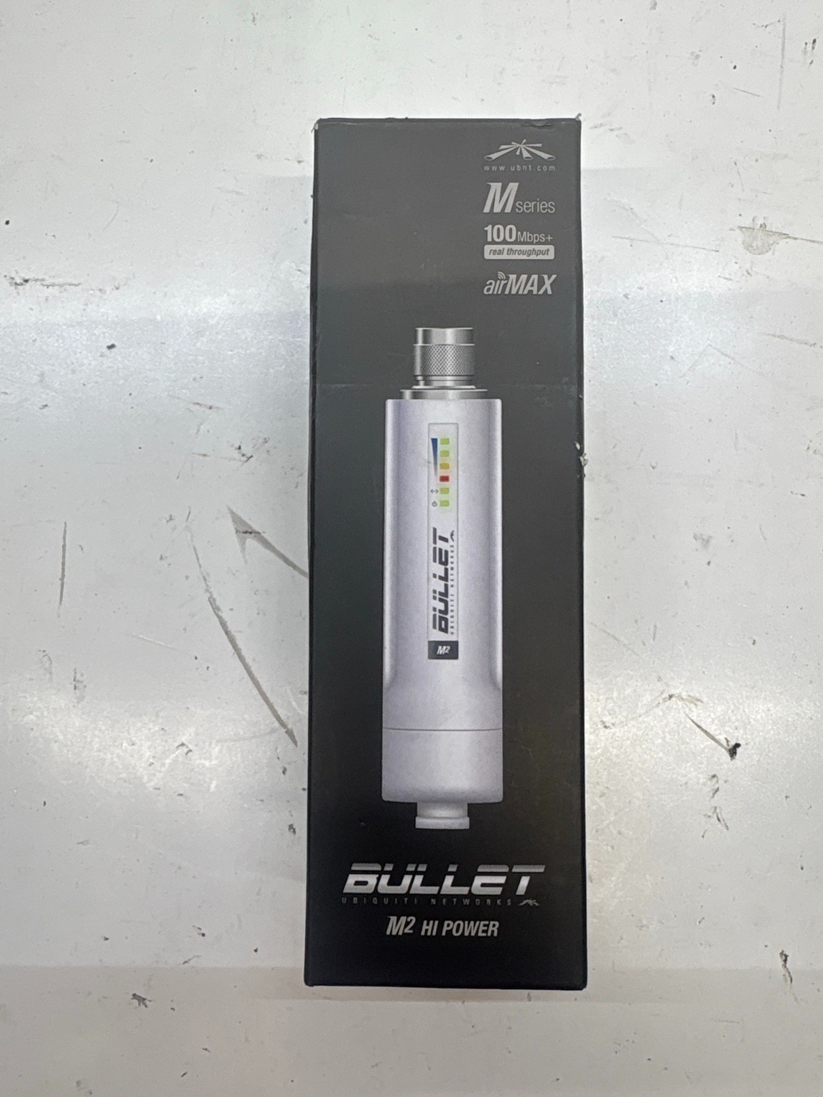 Ubiquiti Networks Bullet M2 HP BulletM2-HP US 2.4GHz airMAX Wireless Radio t8e11