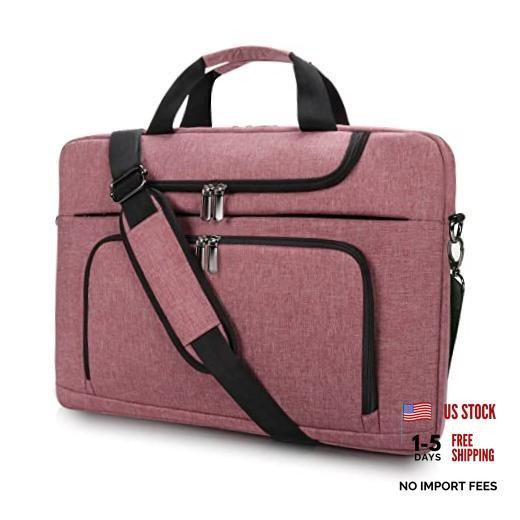Laptop Bag 17 17.3 inch for Women Computer Bag Laptop 17-17.3 INCH Rose Red