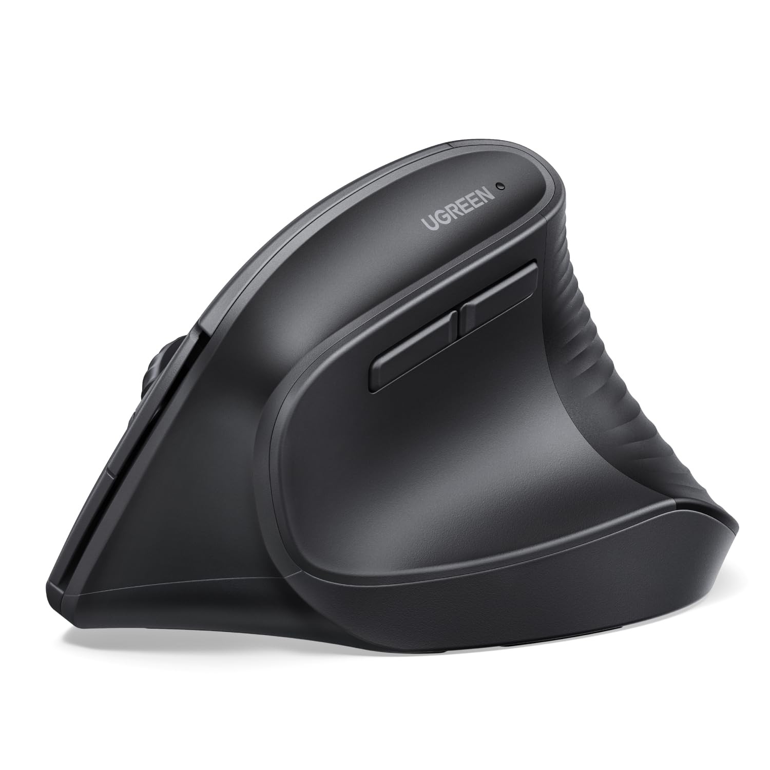UGREEN Ergonomic Wireless Mouse, Bluetooth & 2.4G Wireless, Large, Black