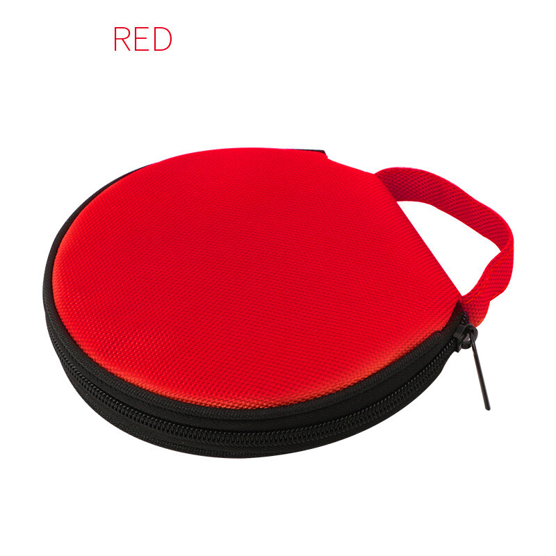 Round CD Discs Holder Case DVD Storage Car Home Travel 20 Disc Bag Pouch Wallet