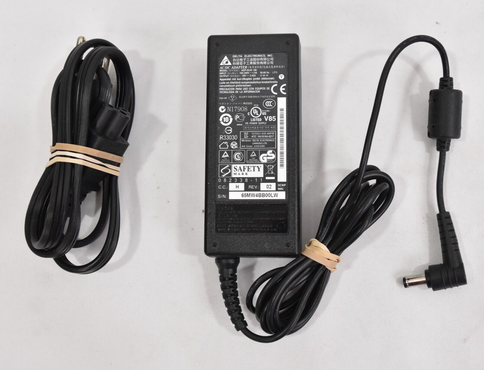 Delta Electronics 19V 3.42A AC Adapter ADP-65JH For Asus X551-MA