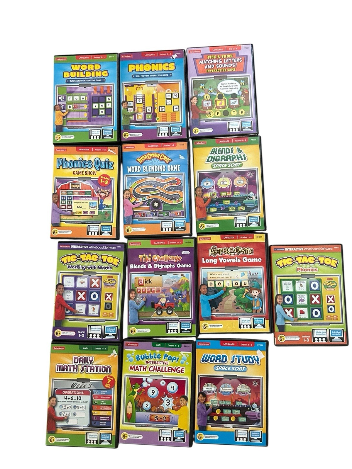 LOT 12 LAKESHORE MATH/LANGUAGE EDUCATIONAL LEARNING LETTERS NUMBERS PreK-3
