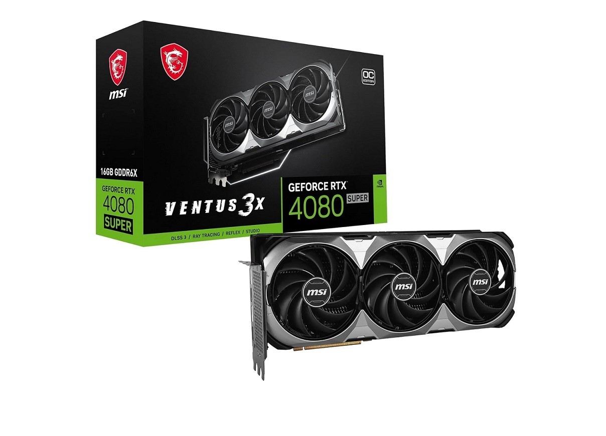 16GB MSI Rtx 4080 Super Ventus 3x OC PCI-E 4.0 RTX4080SUPERVENTUS3XOC