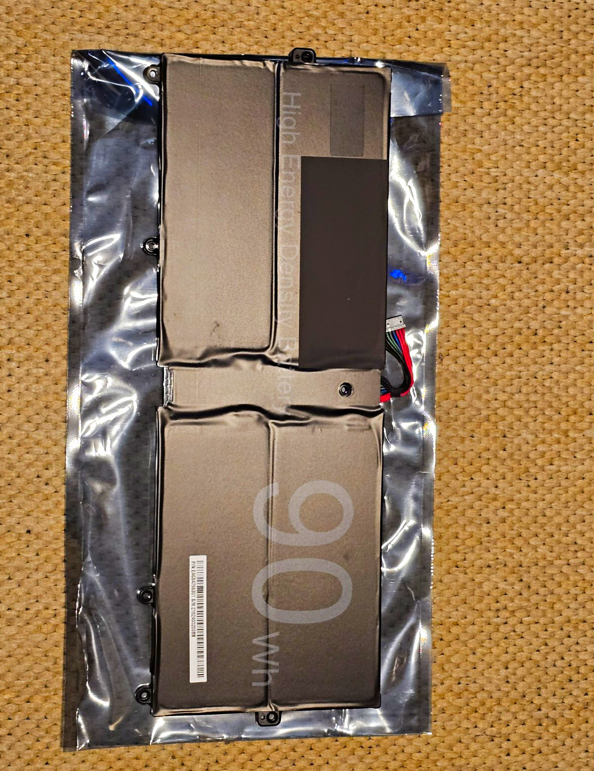 LG Compatible Li-Polymer Laptop Battery 90Wh 11.58V 3-Cell Internal Black New OE