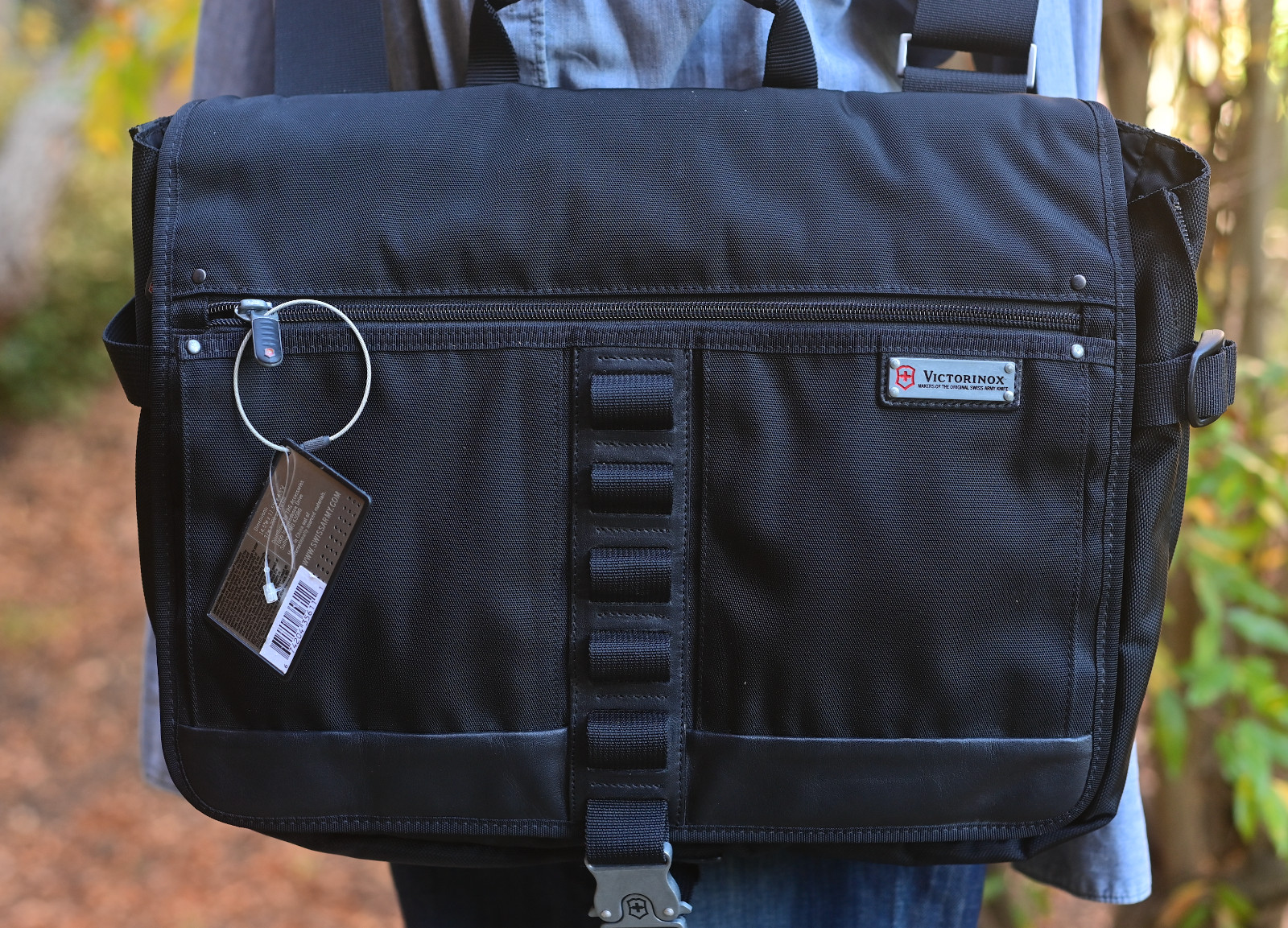 Victorinox Precision Laptop Messenger Bag - Black Nylon  (Discontinued)