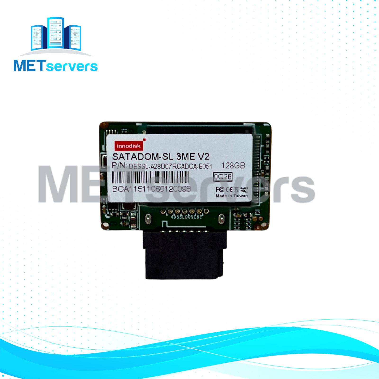 Innodisk 128GB SATA 6Gbp/s SATADOM-SL 3ME V2 SSD DESSL-A28D07RCADCA-B051