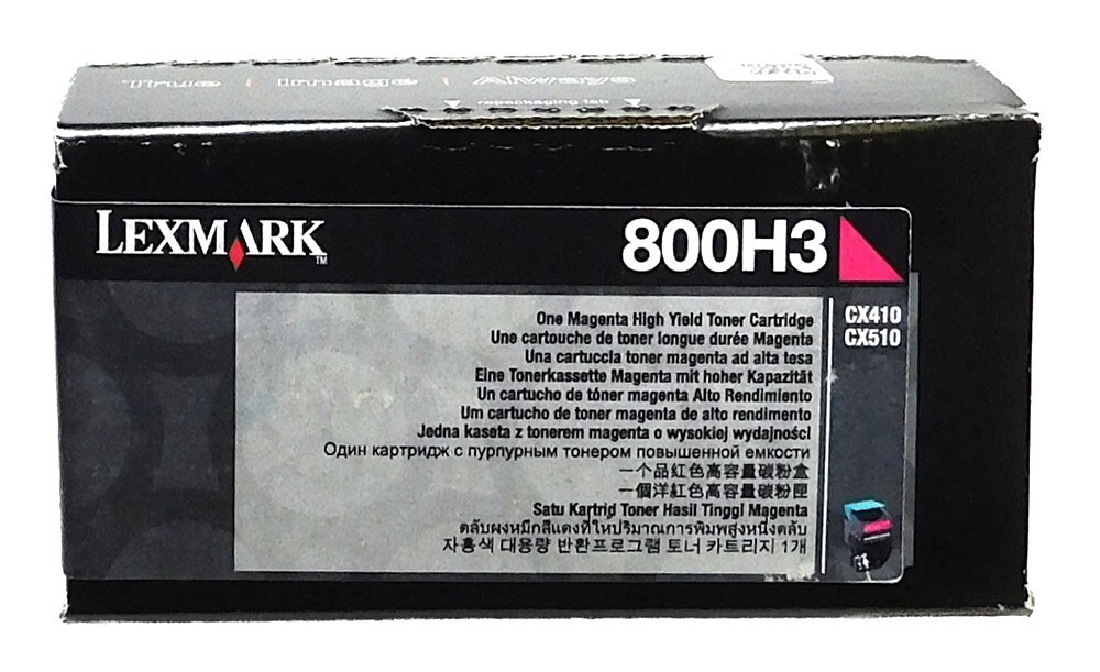 Lexmark 800H3 Magenta High Yield Toner Cartridge