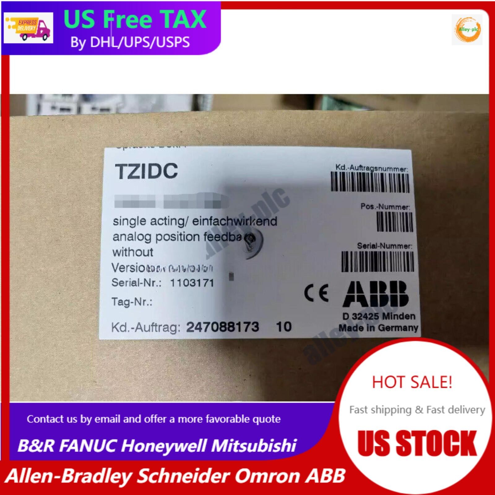 NEW ABB V18345-1010251001 Valve Positioner IN BOX