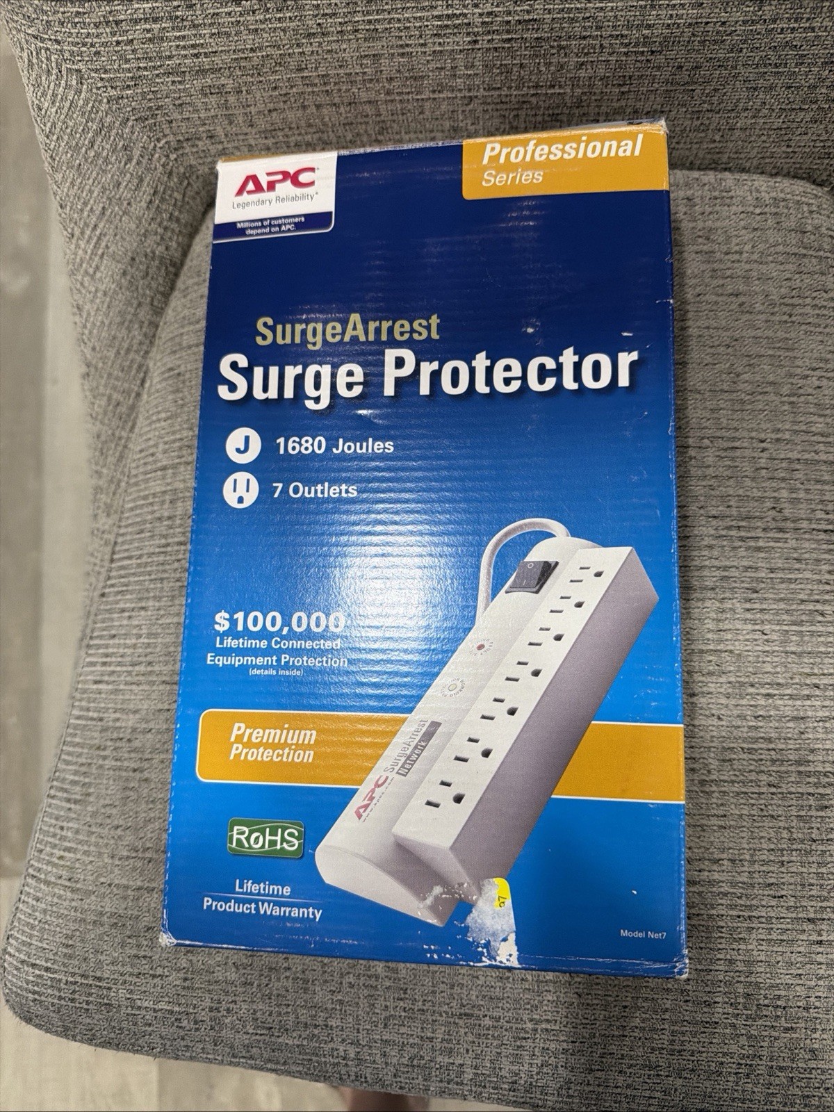 APC Pro7 Surge Protector Professional Grade 7 Outlets 120V 15A  - Factory Sealed