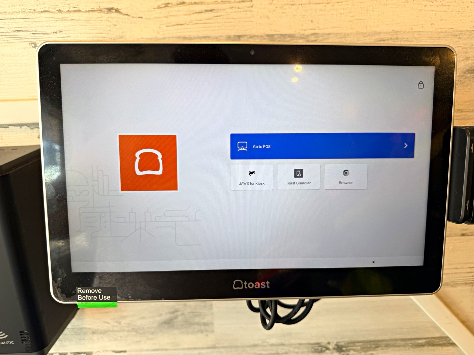 Toast Flex touchscreen terminal. Used 1 year. Works Great😊