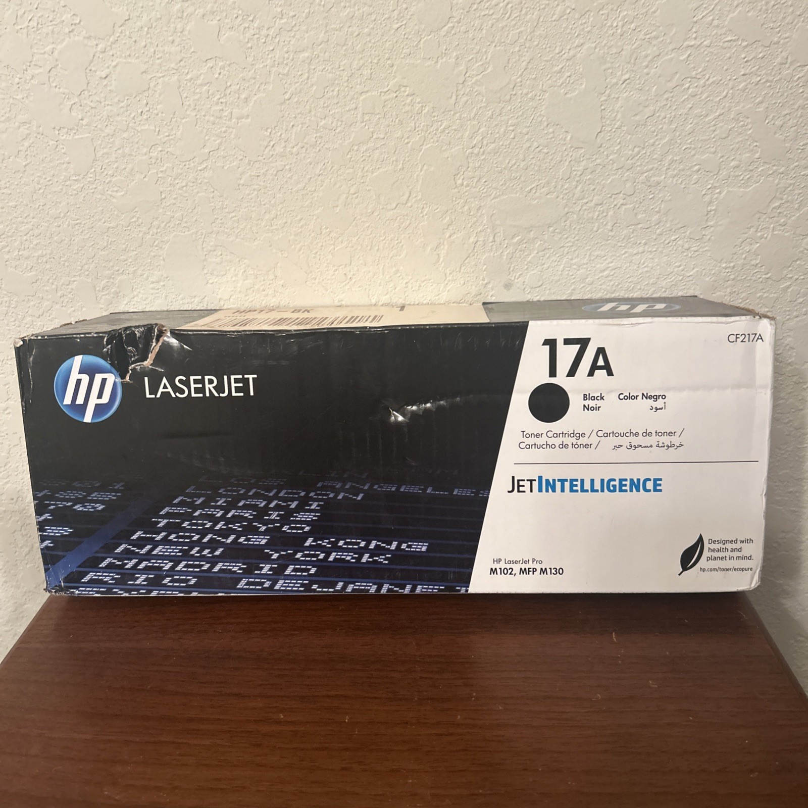 HP Genuine 17A CF217A Black Toner OEM Original Laserjet Pro M102, MFP M130 NEW