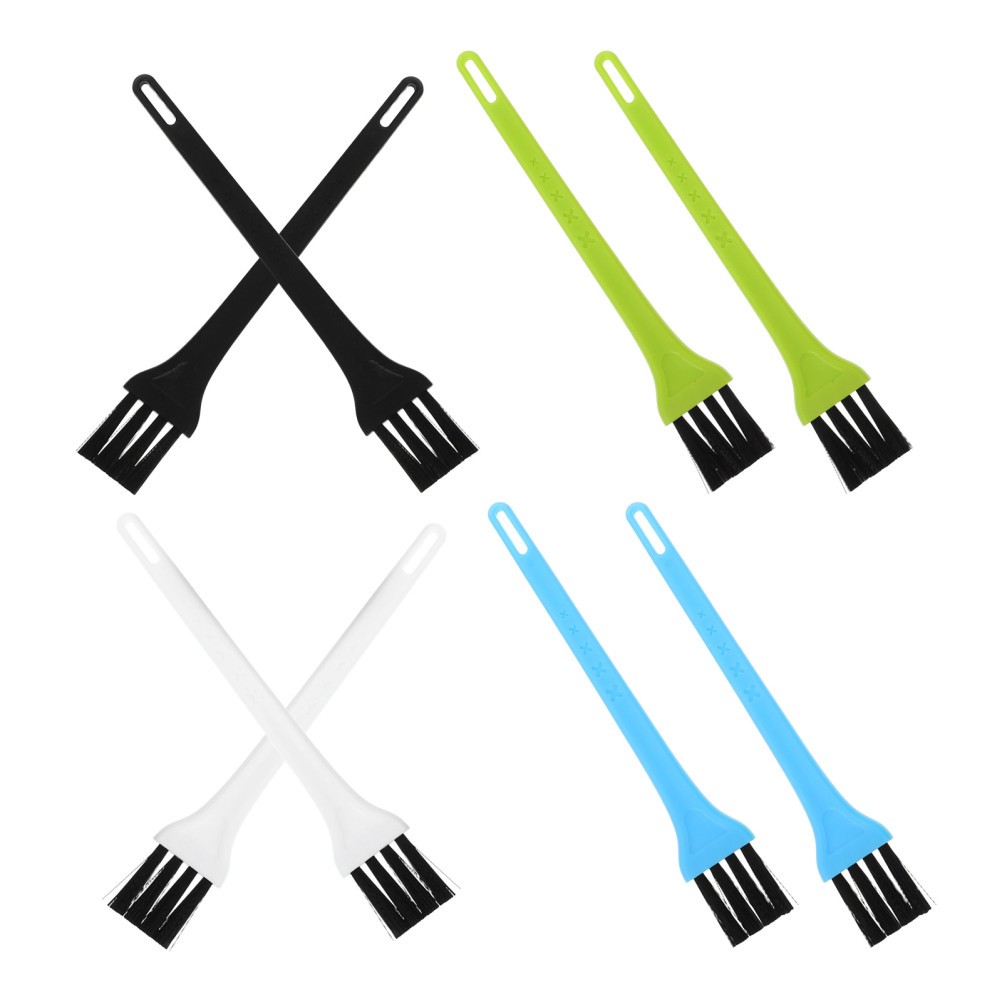 8Pcs Durable PP Clipper Brush Set for Computer Keyboard and Crevice Cleaning