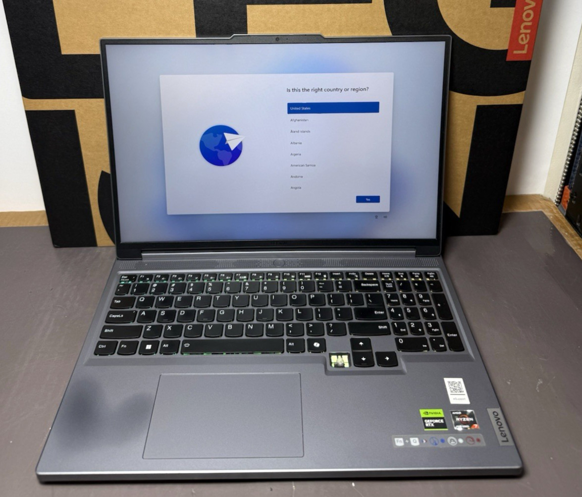 Lenovo Legion Slim 5 16ARP9 16" WQXGA Ryzen 7 7435HS RTX 4070 16GB 1TB